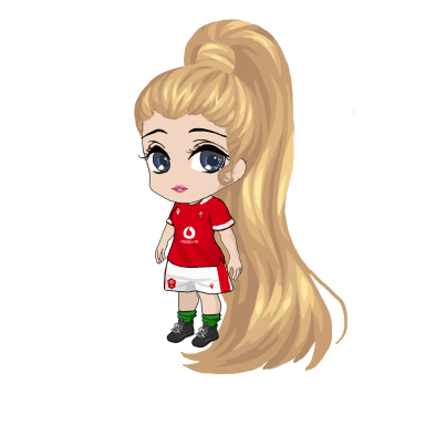 Cartoon Style Girl in Wales 2023 Shirt